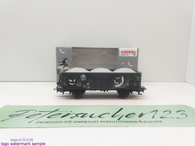 Märklin H0 AC 44232 off. Güterwagen "Halloween - glow in the dark" / OVP startup