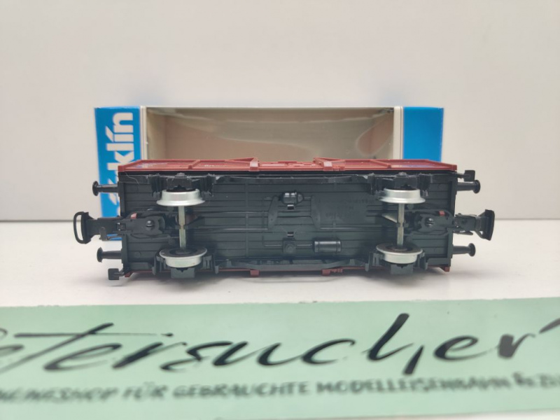 Märklin H0 AC 4431 off. Güterwagen Ladung Steinkohle El-u061 / DB / OVP blau