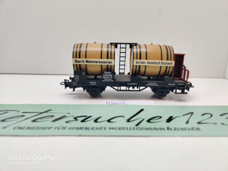 Märklin H0 AC 4432 Weinfasswagen m Brmshs / Spezial / Privat + EL