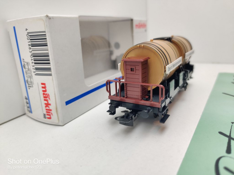 Märklin H0 AC 4432 Weinwagen "Oberrh. Weininteressenten" / Privat, EL / OVP weiß