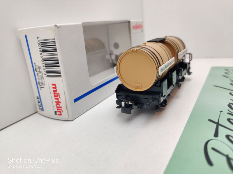 Märklin H0 AC 4432 Weinwagen "Oberrh. Weininteressenten" / Privat, EL / OVP weiß