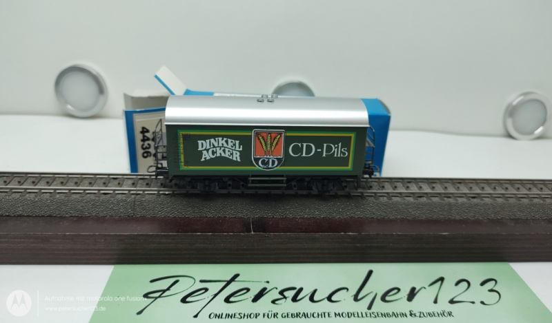 MÄRKLIN H0 4436 Gedeckter Güterwagen Dickel Acker Pils  in OVP   GW73  A420