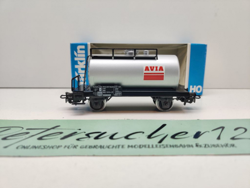 Märklin H0 AC 4440 Kesselwagen "AVIA" / DB / OVP blau