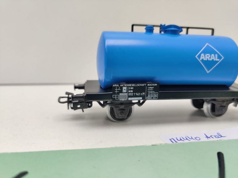 Märklin H0 AC 4440 Kesselwagen "ARAL" Zk / Kessel Blau / DB