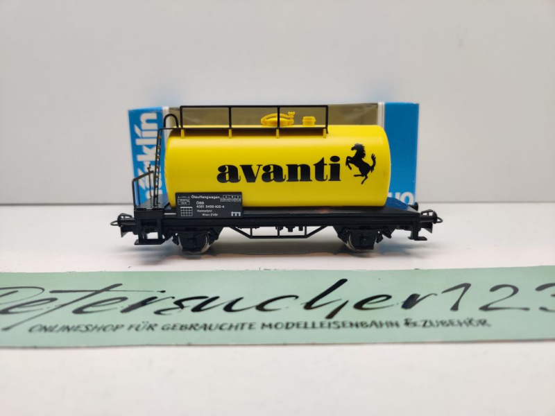 Märklin H0 AC 4440 Kesselwagen "avanti" / ÖBB / OVP blau - Kopie