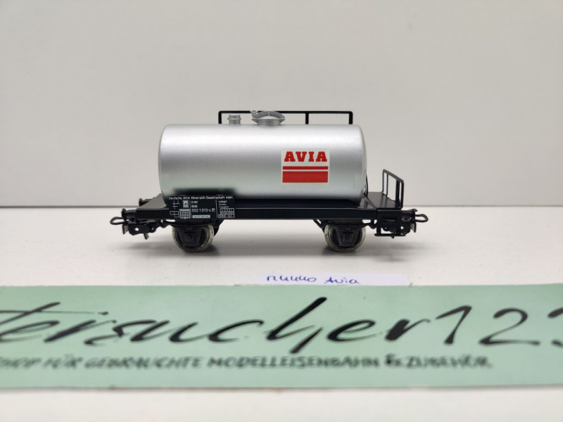 Märklin H0 AC 4440 Kesselwagen "AVIA" Zk / Kessel silber / DB