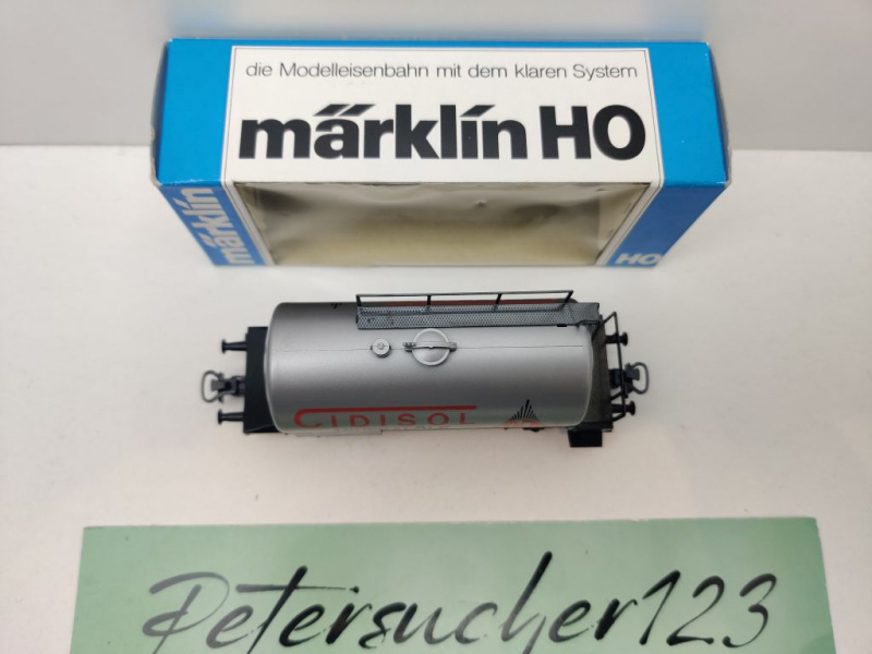 Märklin H0 AC 4440 Kesselwagen "Cidisol" / DB / OVP blau