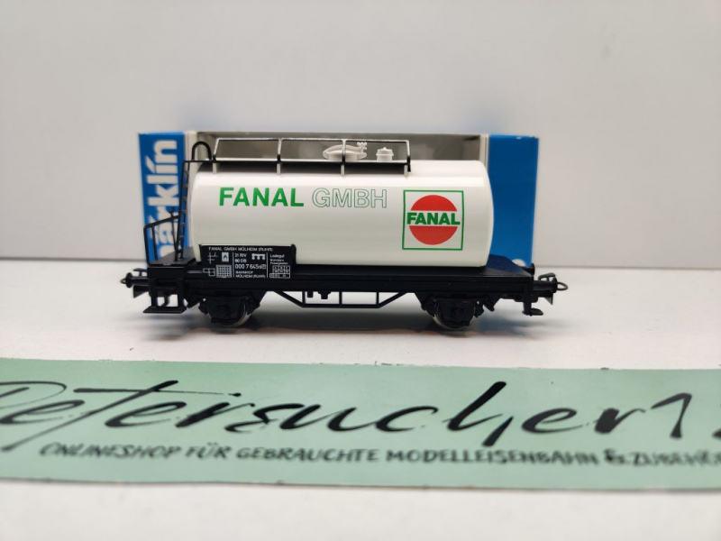 Märklin H0 AC 4440 Kesselwagen "Fanal" / DB / OVP blau
