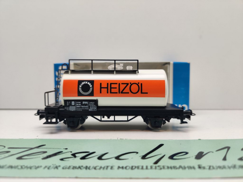 Märklin H0 AC 4440 Kesselwagen "Klöckner" / DB / OVP blau