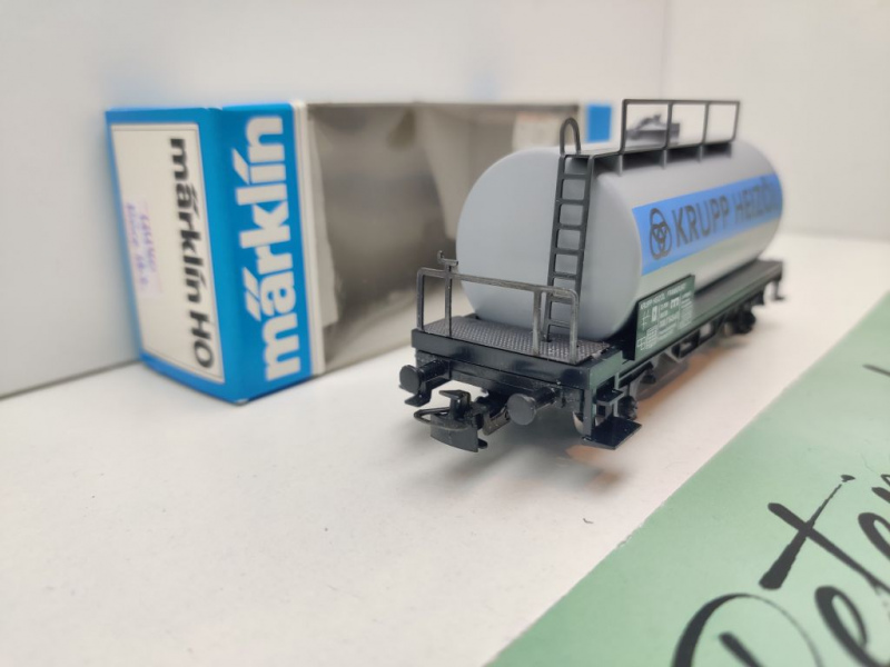 Märklin H0 AC 4440 Kesselwagen "Krupp" / DB / OVP blau