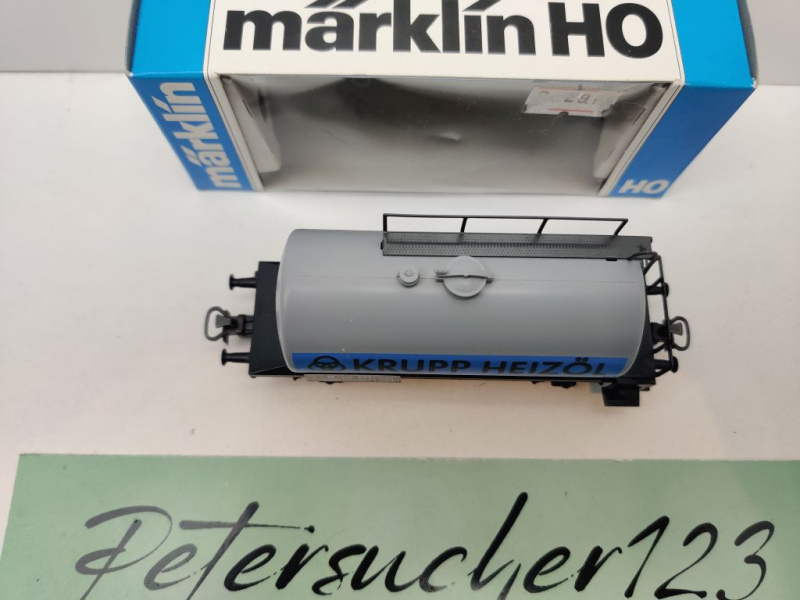 Märklin H0 AC 4440 Kesselwagen "Krupp" / DB / OVP blau