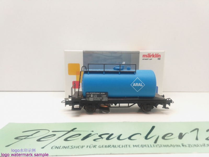 Märklin H0 4440 Mineralöl-Kesselwagen "ARAL" / [P] / DB / OVP startup w