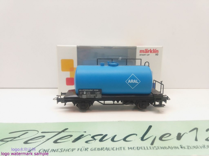 Märklin H0 4440 Mineralöl-Kesselwagen "ARAL" / [P] / DB / OVP startup w