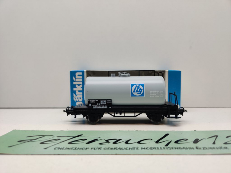 Märklin H0 AC 4440 Kesselwagen "itg" / DB / OVP blau