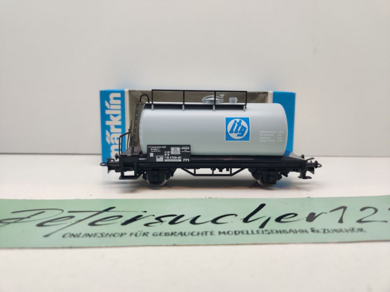 Märklin H0 AC 4440 Kesselwagen "itg" / DB / OVP blau