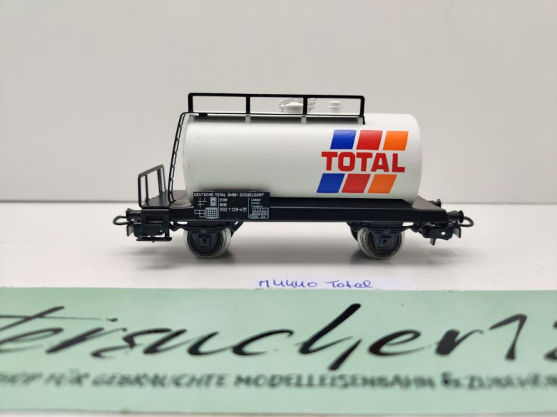 Märklin H0 AC 4440 Kesselwagen "Total" Zk / Kessel weiß / DB