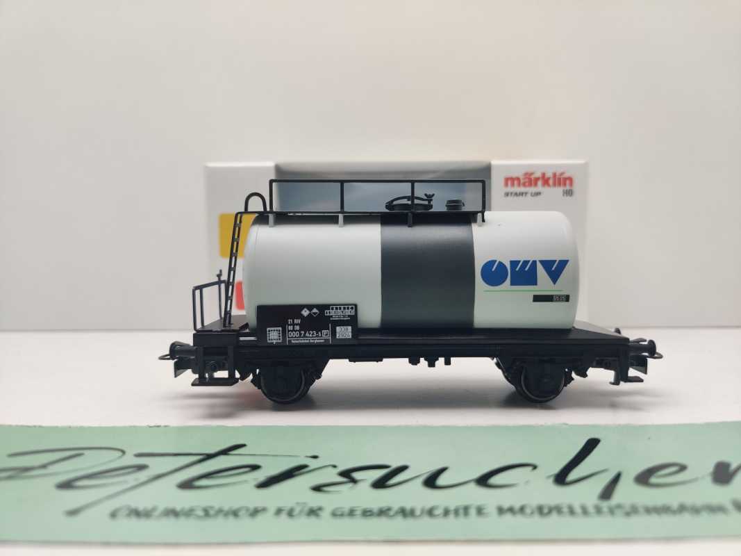 Märklin H0 AC 44403 Start up Kesselwagen "OMV" / [P] DB / OVP weiß