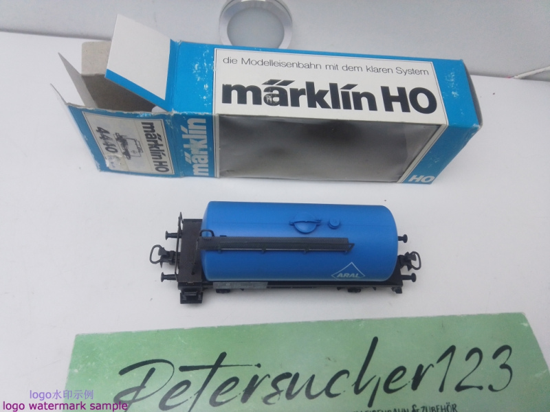 Märklin H0 AC 4440 KESSELWAGEN "ARAL" / Kessel Blau / DB / Blaue OVP