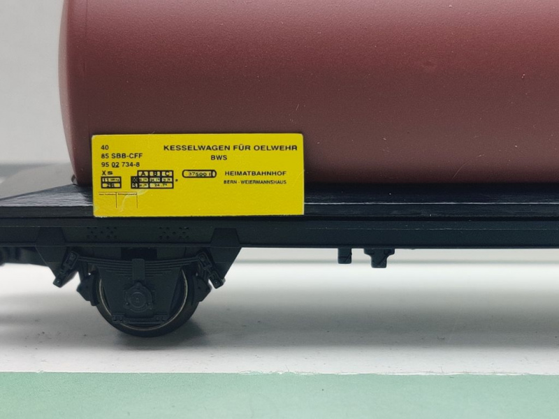 Märklin H0 AC 4441.920 Kesselwagen "Oelwehr I" / SBB, Privat / OVP weiß