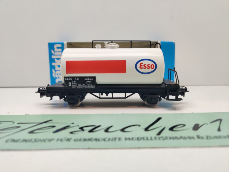Märklin H0 AC 4441 Kesselwagen "ESSO" / DB / OVP blau