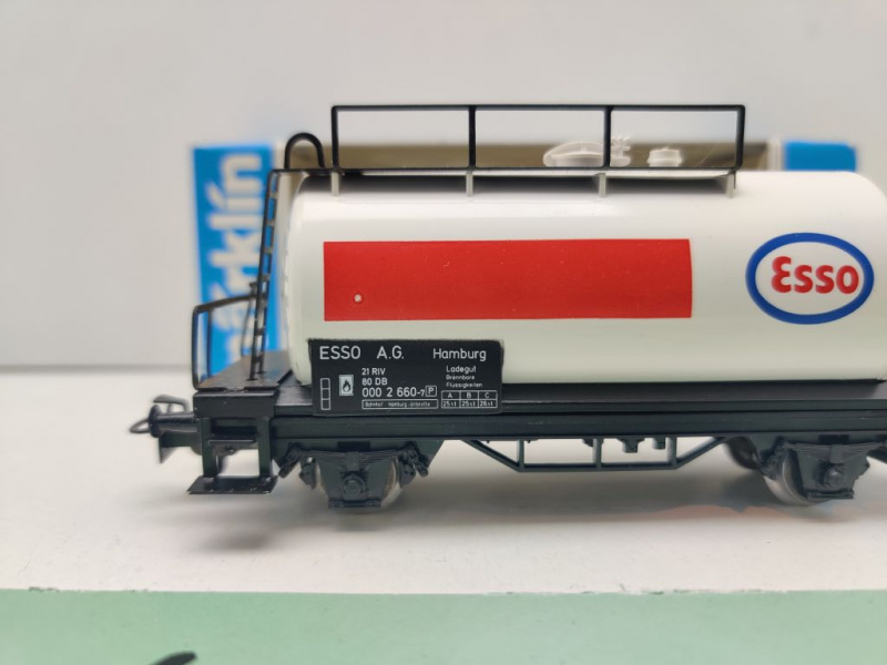 Märklin H0 AC 4441 Kesselwagen "ESSO" / DB / OVP blau