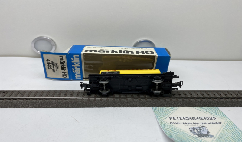 Märklin H0 4442 Kesselwagen "SHELL" / [P] / Privat, DB / OVP blau