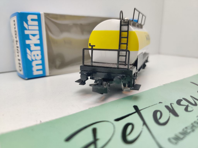 Märklin H0 AC 4443 Kesselwagen "Agip" / Z / FS / OVP blau