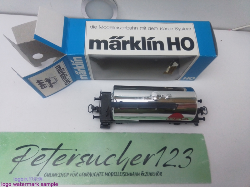 Märklin H0 AC 4448 Kesselwagen "OEVA" / Kessel Silber / ÖBB / OVP blau