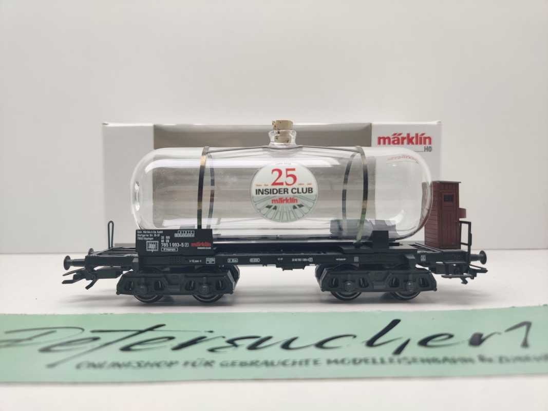 Märklin H0 AC 44534 Glas-Kesselwagen "25 Jahre Insider" / NEM / DB / OVP weiß