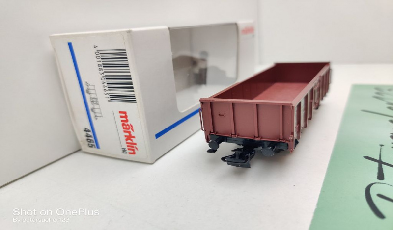 Märklin H0 AC 4465 Hochbordwagen / E 040 / DB / OVP weiß