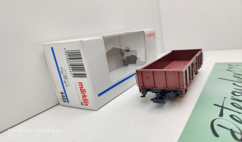 Märklin H0 AC 4465 Hochbordwagen / E 040 / DB / OVP weiß