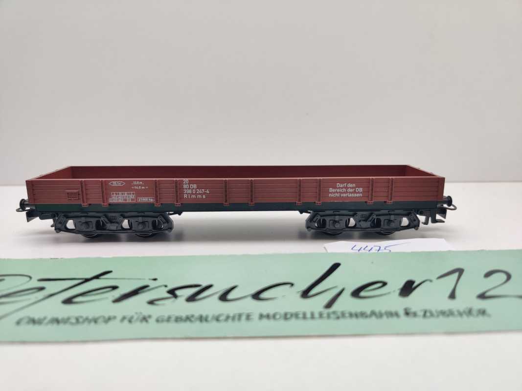 Märklin H0 AC 4475 Niederbordwagen Rlmms / DB