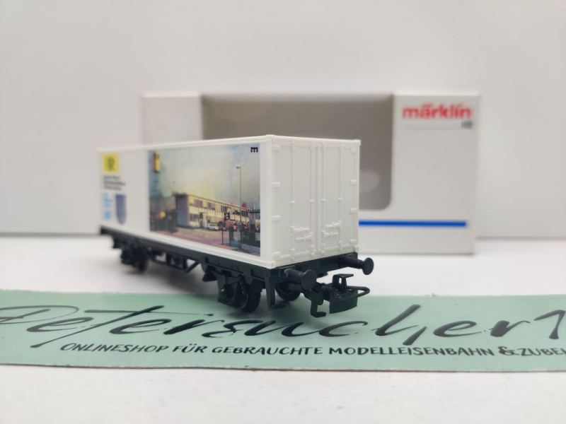 Märklin H0 AC 4481 SoMo'97 Containerwagen "Briefzentrum Offenbach" / OVP weiß