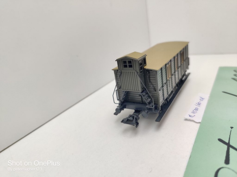 Märklin H0 AC 4500 60-01 Post-Gepäckwagen m Brmsrhs "500 Jahre Post" / Post / K.P.E.V.