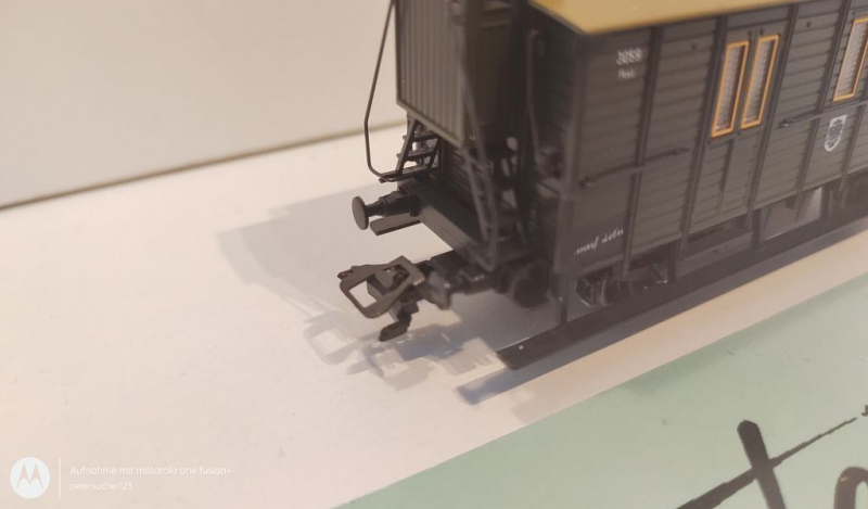 Märklin H0 AC 4500.63-01 Postmuseum-Gepäckwagen aus Set "500 J Post" / K.W.St.E