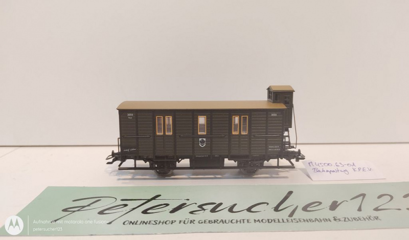 Märklin H0 AC 4500.63-01 Postmuseum-Gepäckwagen aus Set "500 J Post" / K.W.St.E