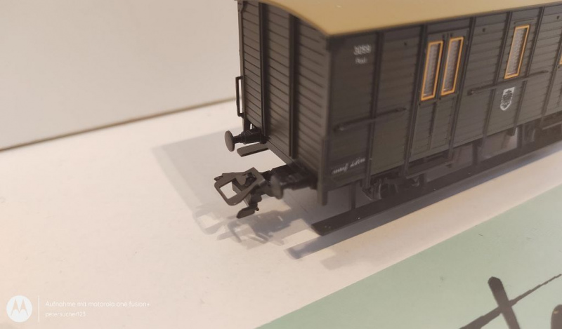 Märklin H0 AC 4500.63-01 Postmuseum-Gepäckwagen aus Set "500 J Post" / K.W.St.E