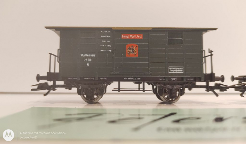 Märklin H0 AC 4501.63-01Postmuseumwagen-Set / OHNE LKW / K.W.St.E.