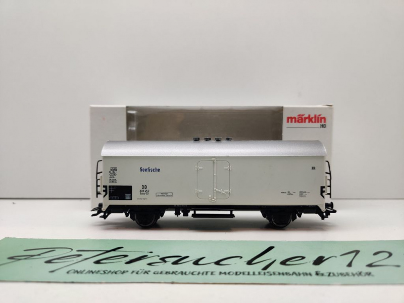 Märklin H0 AC 45020 Kühlwagen "Seefische" / Tehs 50 / NEM / DB / OVP weiß