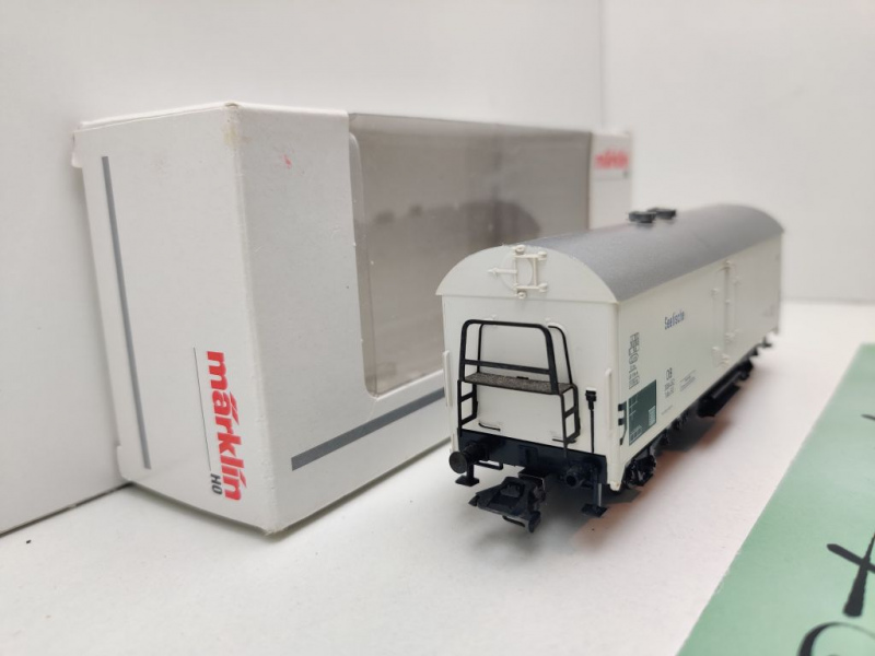 Märklin H0 AC 45020 Kühlwagen "Seefische" / Tehs 50 / NEM / DB / OVP weiß