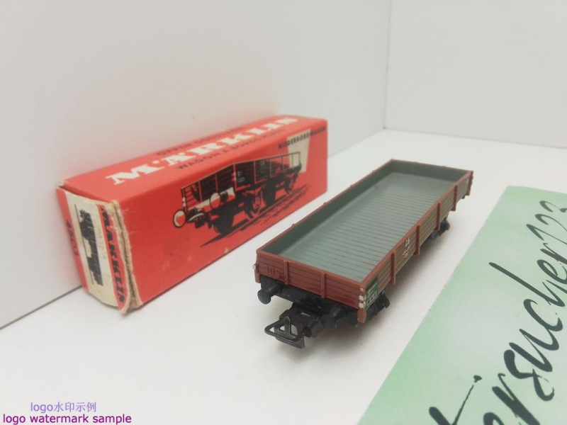 Märklin H0 AC 4503 Niederbordwagen / X 05 Klms / DB / OVP rot
