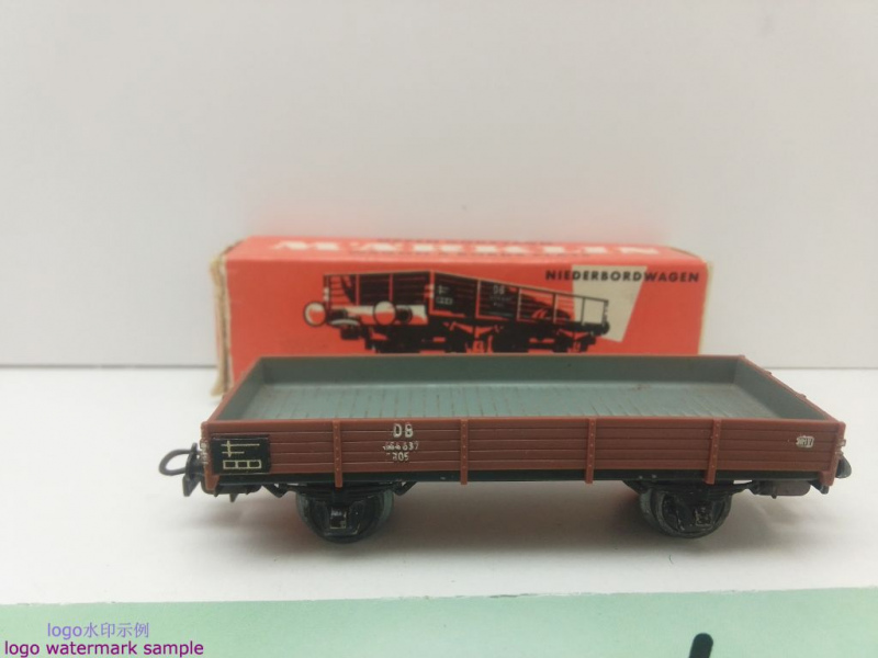 Märklin H0 AC 4503 Niederbordwagen / X 05 Klms / DB / OVP rot