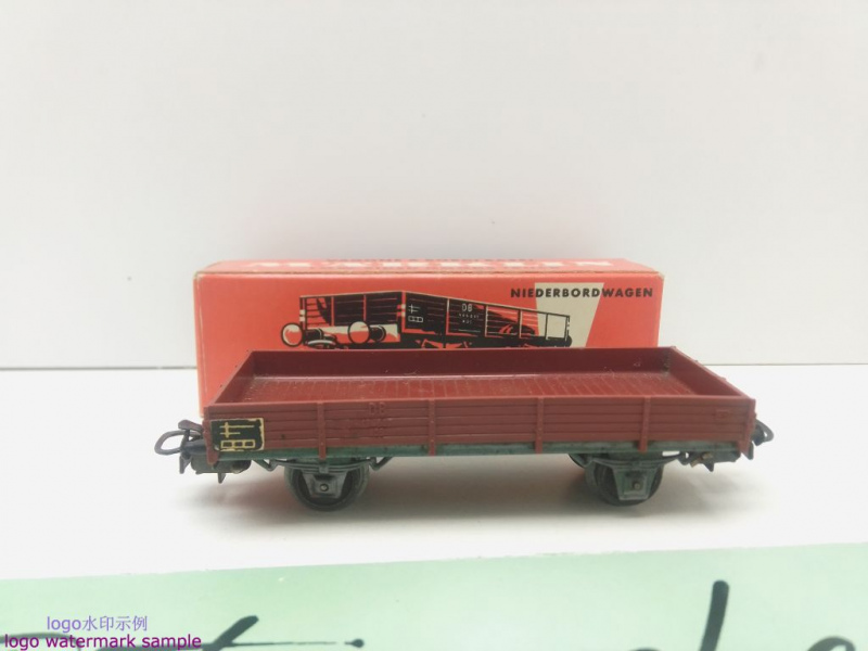 Märklin H0 AC 4503 Niederbordwagen / X 05 Klms / DB / OVP rot