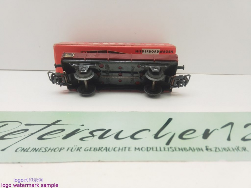 Märklin H0 AC 4503 Niederbordwagen / X 05 Klms / DB / OVP rot