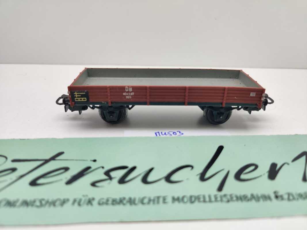 Märklin H0 AC 4503 (2) Niederbordwagen Ladefläche grau 464 637 X05 / DB