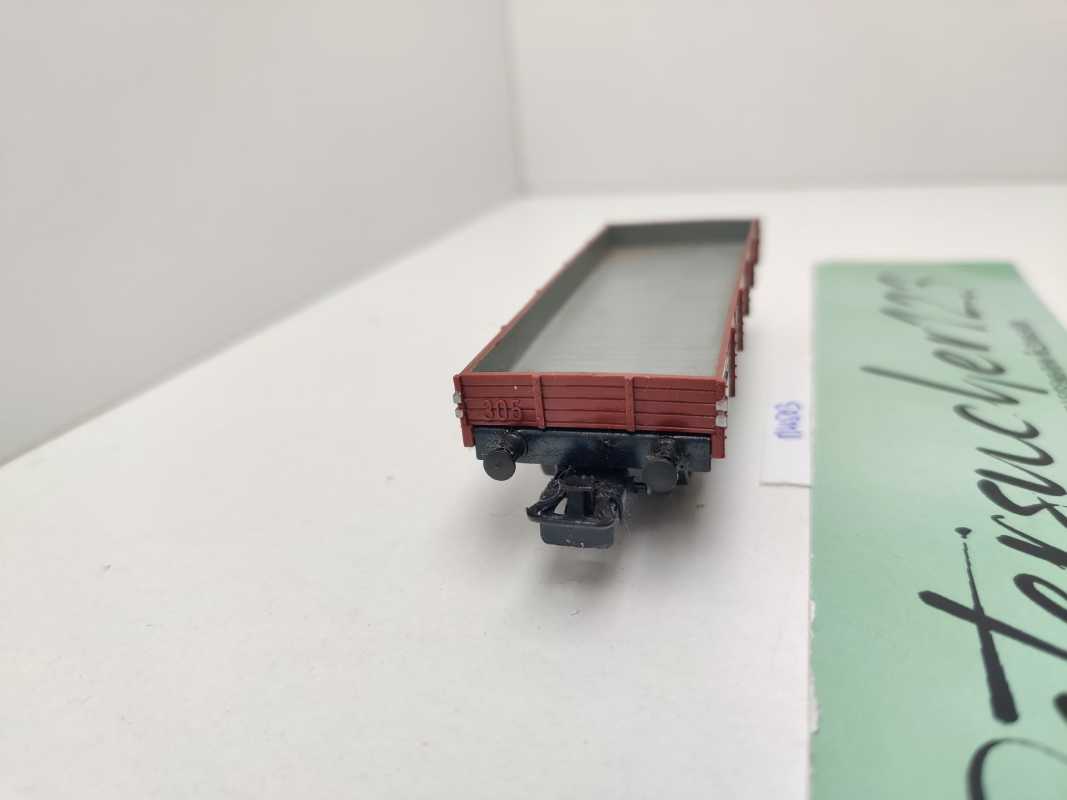 Märklin H0 AC 4503 (2) Niederbordwagen Ladefläche grau 464 637 X05 / DB