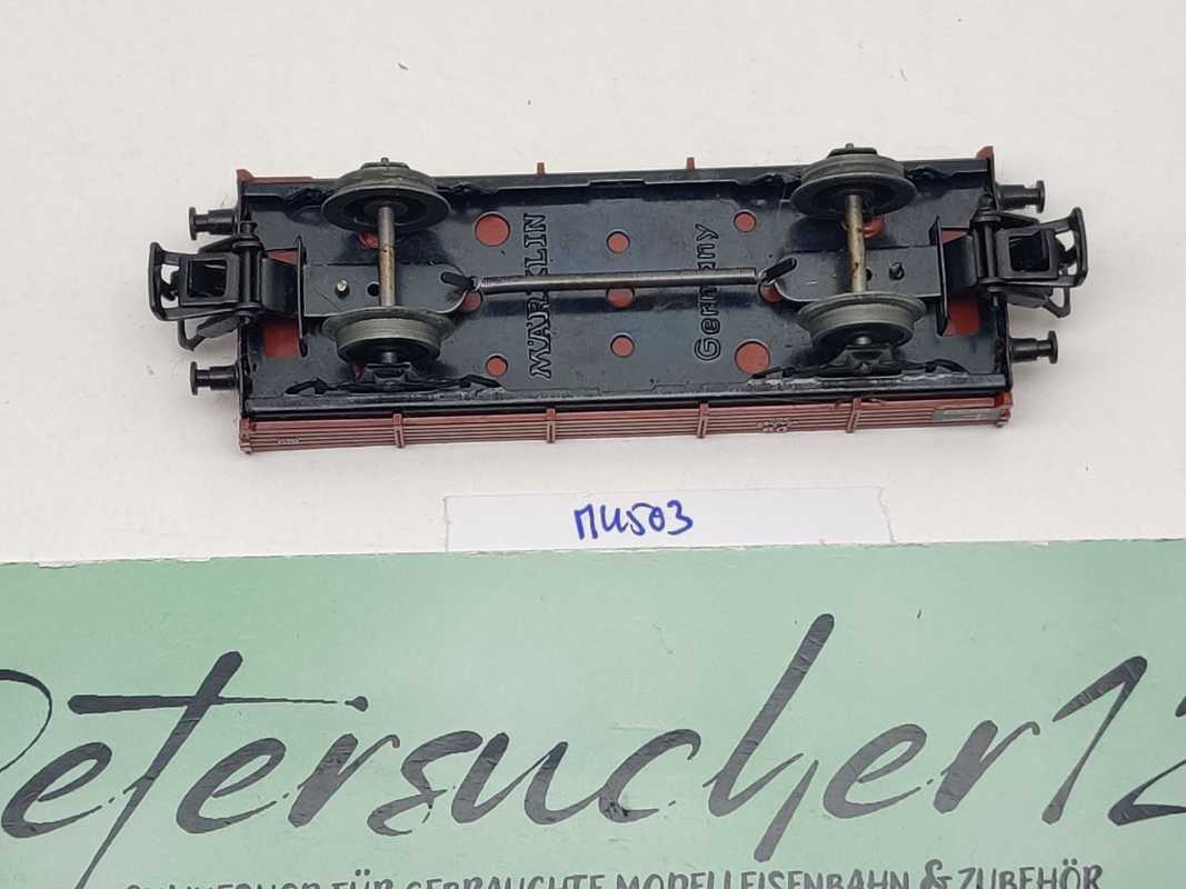 Märklin H0 AC 4503 (2) Niederbordwagen Ladefläche grau 464 637 X05 / DB