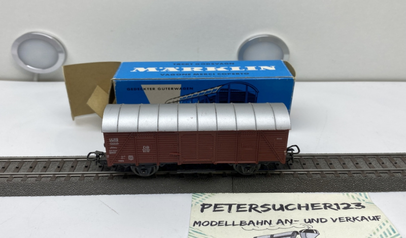 Märklin H0 AC 4505 Gedeckter Güterwagen / Gm 39 / DB / OVP blau