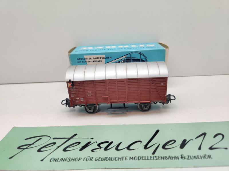 Märklin H0 AC 4506 Ged. Güterwagen Gm 39 / DB / OVP hellblau