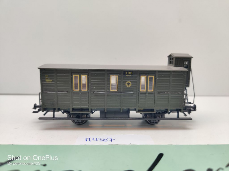 Märklin H0 AC 4507 Postwagen m Brmshs / PwPosti / DRG / NEM